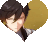 Zhongli Genshin Impact Heart Emote Sticker