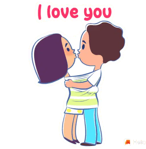 Love You Sticker