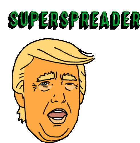 Donald Trump Superspreader Debate 2020 Sticker