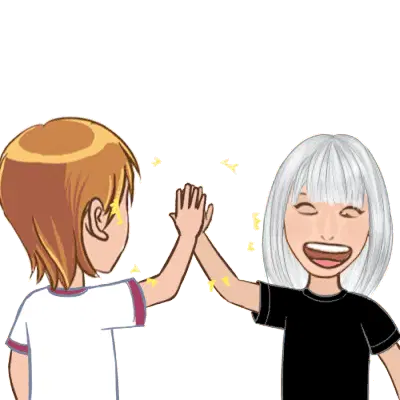 High Five Whoop Sticker