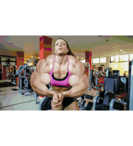 Female Bodybuilders Morphs Sticker