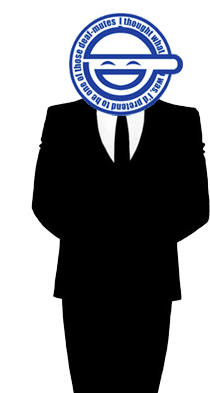 Anonymous Laughing Man Suit Up Sticker