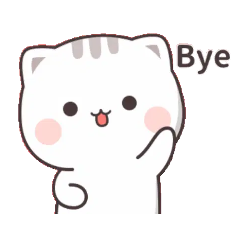 Bye Sticker
