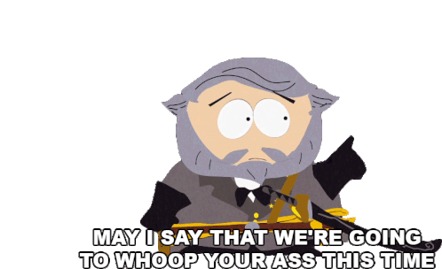 May I Say That Were Going To Whoop Your Ass This Time Cartman Sticker