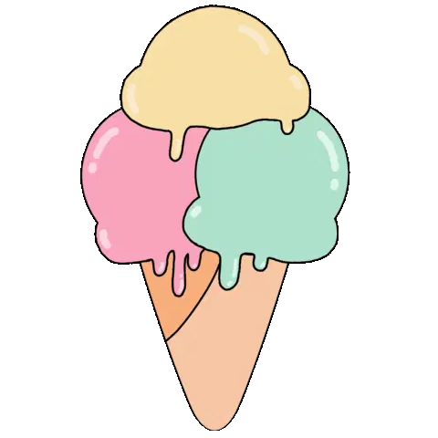 Ice Cream Ice Cream Cone Sticker
