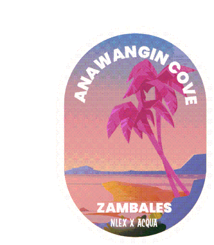 Anawangin Cove Zambales NLEX X Acqua Sailboat Sticker